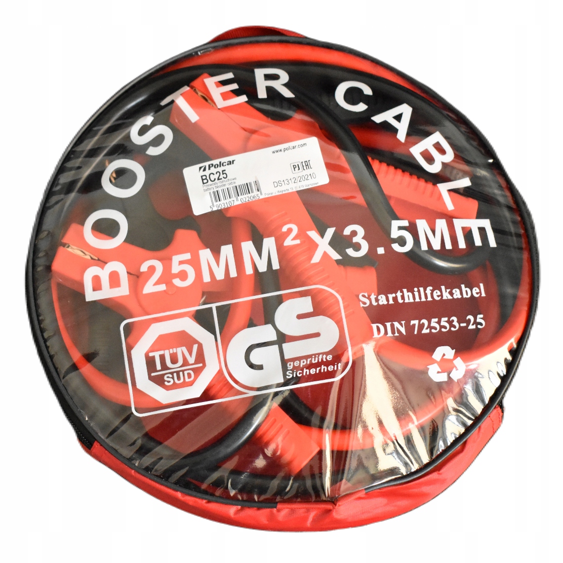 

Mocne Kable Przewody Rozruchowe 3,5m 25mm2 Grube