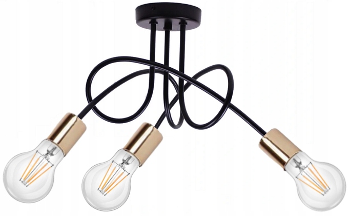 

Lampa Sufitowa Wisząca Edison Retro Led
