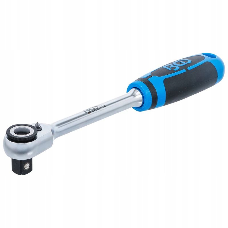 Obousměrná ráčna s jemným ozubením, čtyřhran 12,5 mm 1/2" Bgs 612