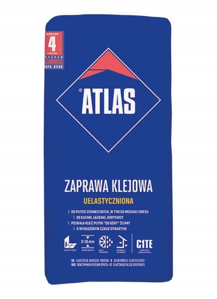 

Zaprawa Klejowa Uelastyczniona 5Kg Atlas