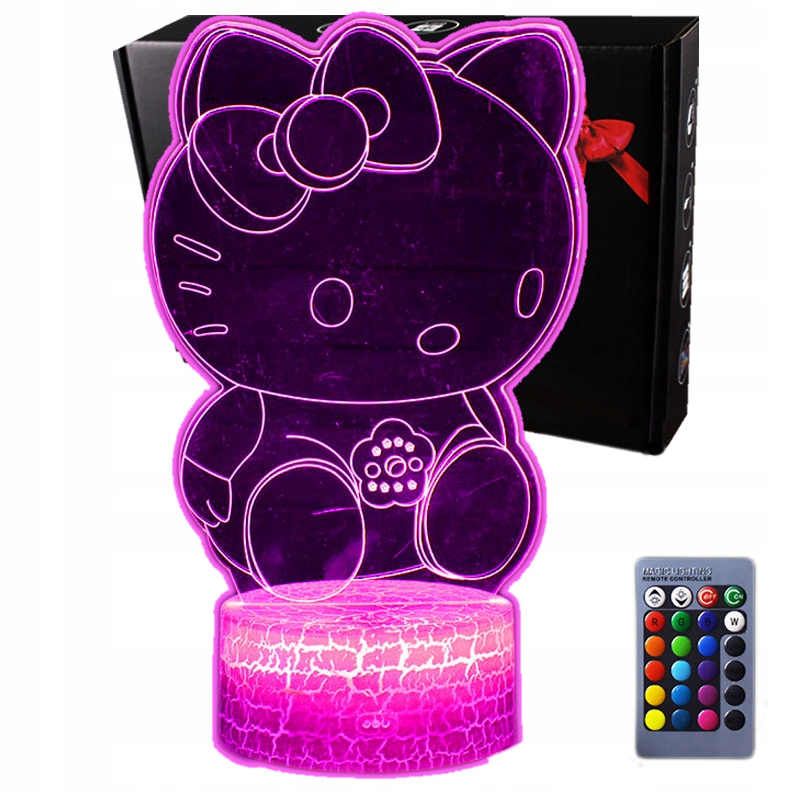 

Lampka nocna 3D led usb Hello Kitty
