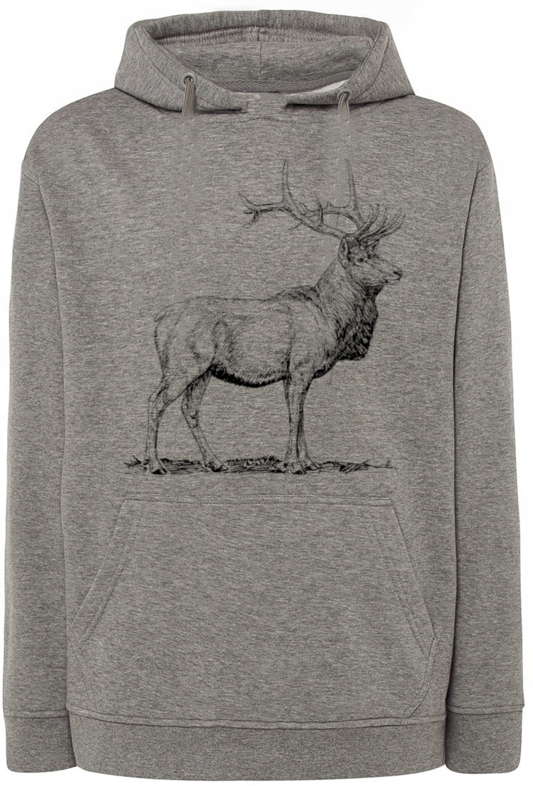Pánská mikina s pěkným potiskem Jelen vel. L