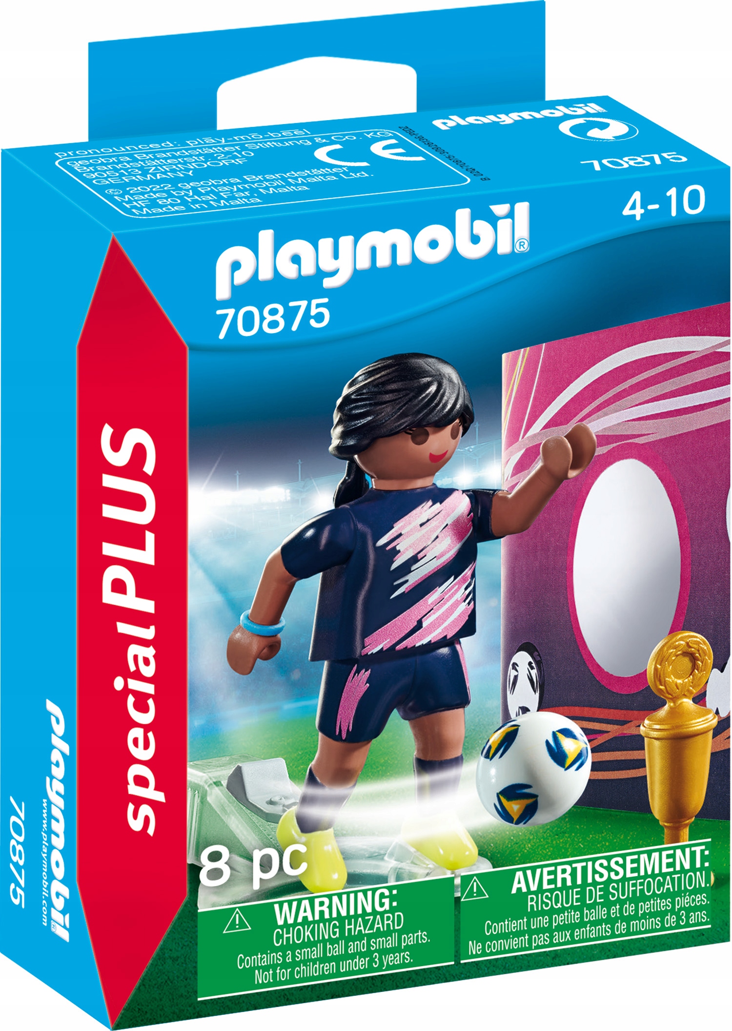 

Playmobil 70875 Piłkarka z bramką Special Plus