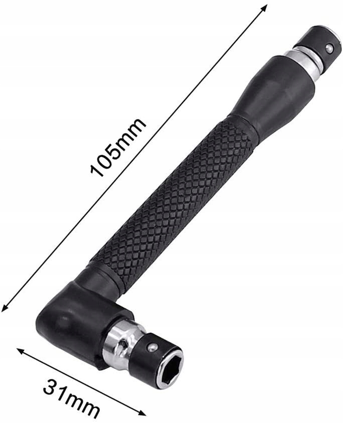 WKRĘTAK KĄTOWY UCHWYT DO KOŃCÓWEK BITÓW BITY 1/4 ADAPTER WKRĘTARKI 1 / 4 Marka Falon-Tech