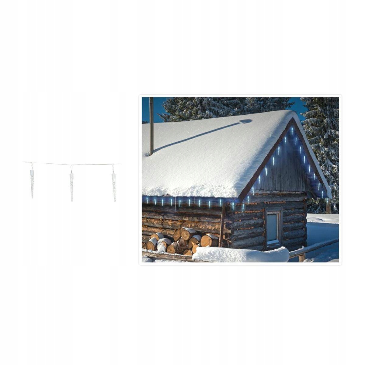 

Oświetlenie Led zewnętrzne świąteczne Sople 570cm