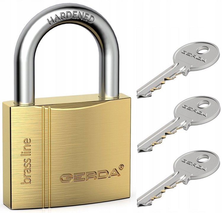 

Kłódka Mosiężna Gerda Brass Line Kmz S3010A