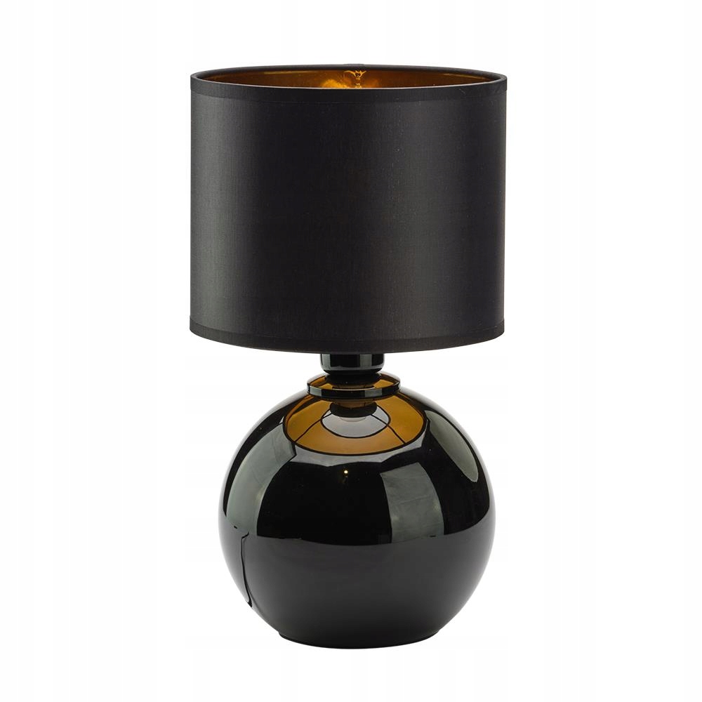 Stolová lampa TK-Lighting Palla čierna, žltá 60 W