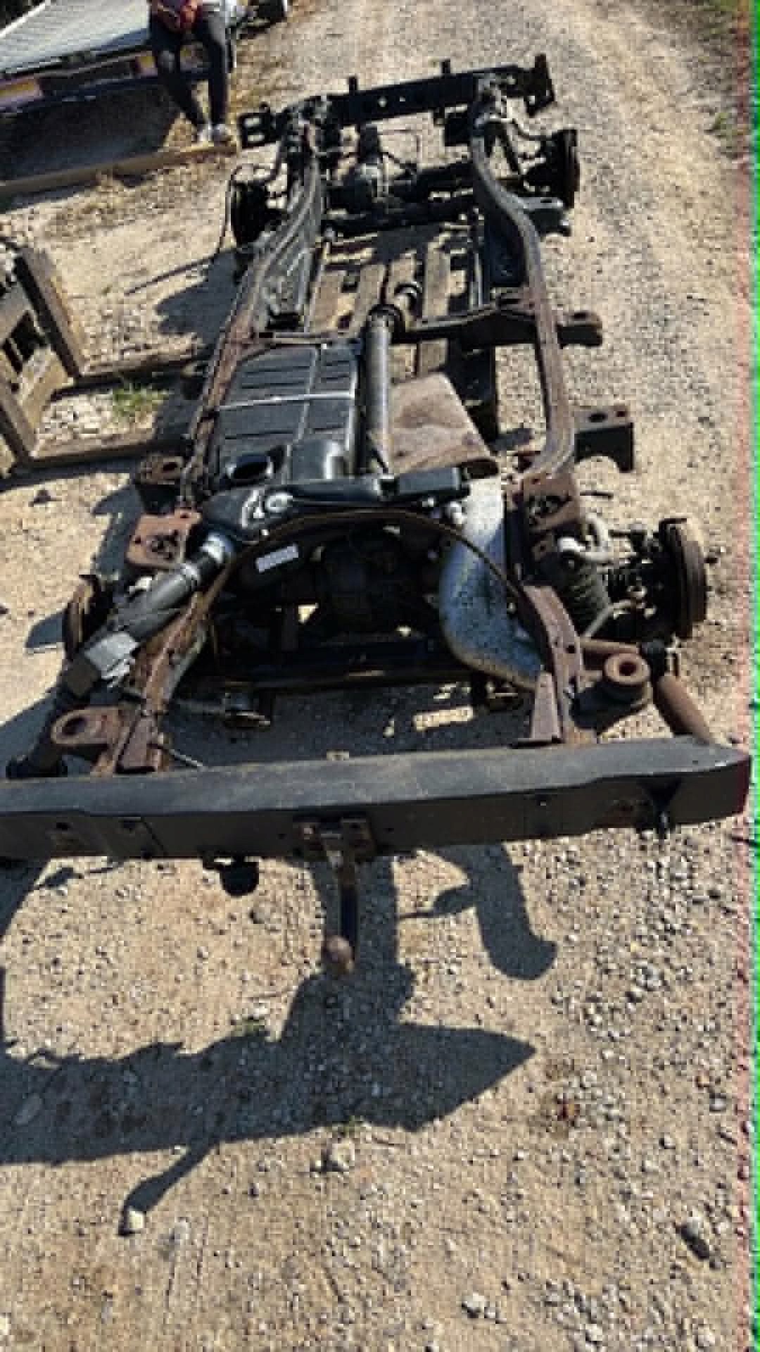 MERCEDES W163 ML RAMA complete axle beam