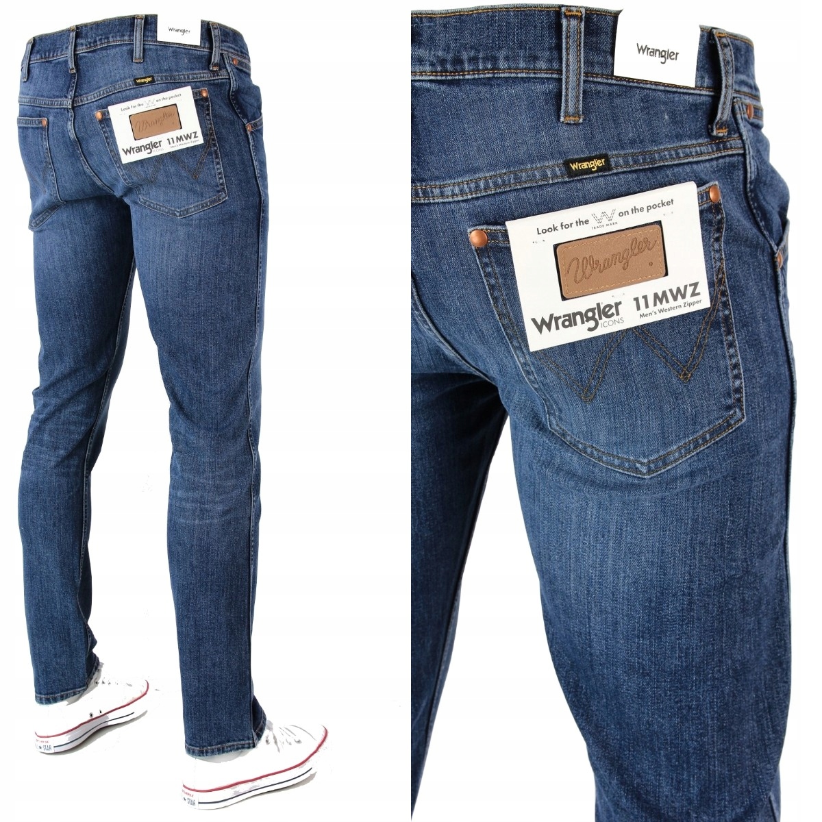 

Wrangler 11MWZ Slim Jeans Proste _ W31 L30