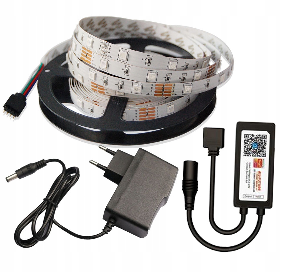 ZESTAW Taśma Listwa LED RGB 2,5m + WiFi SMART TUYA