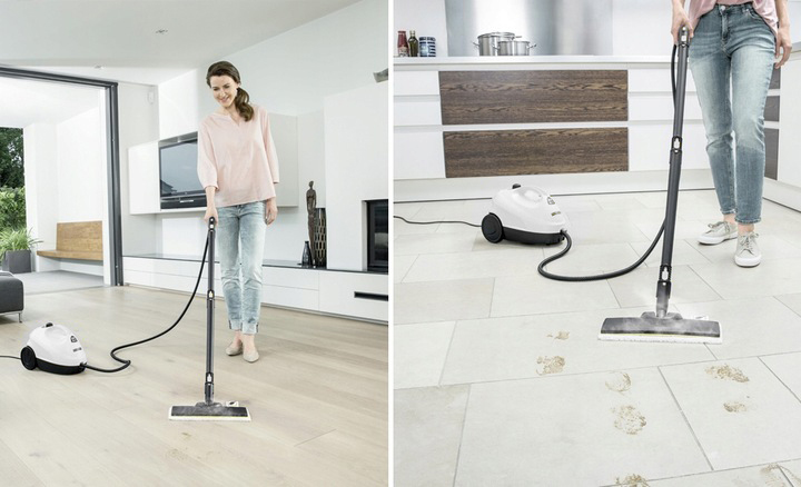 KARCHER SC 2 PAROWNICA Easyfix MOP PAROWY MYJKA PAROWA MOCNA XXL Czas podgrzewania 7 min