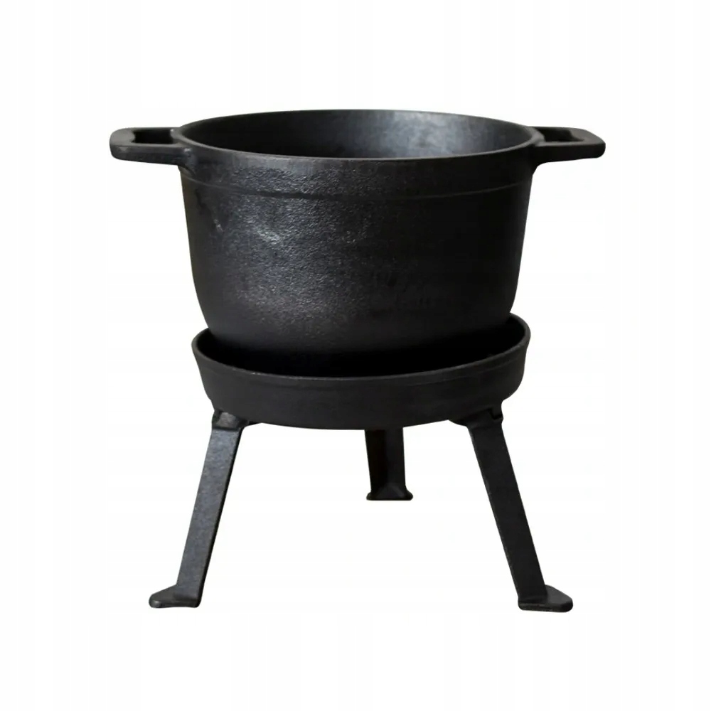 KOCIOŁEK żeliwny 3w1 garnek myśliwski 8l ognisko do kampera na działkę Kod producenta 5906358900090