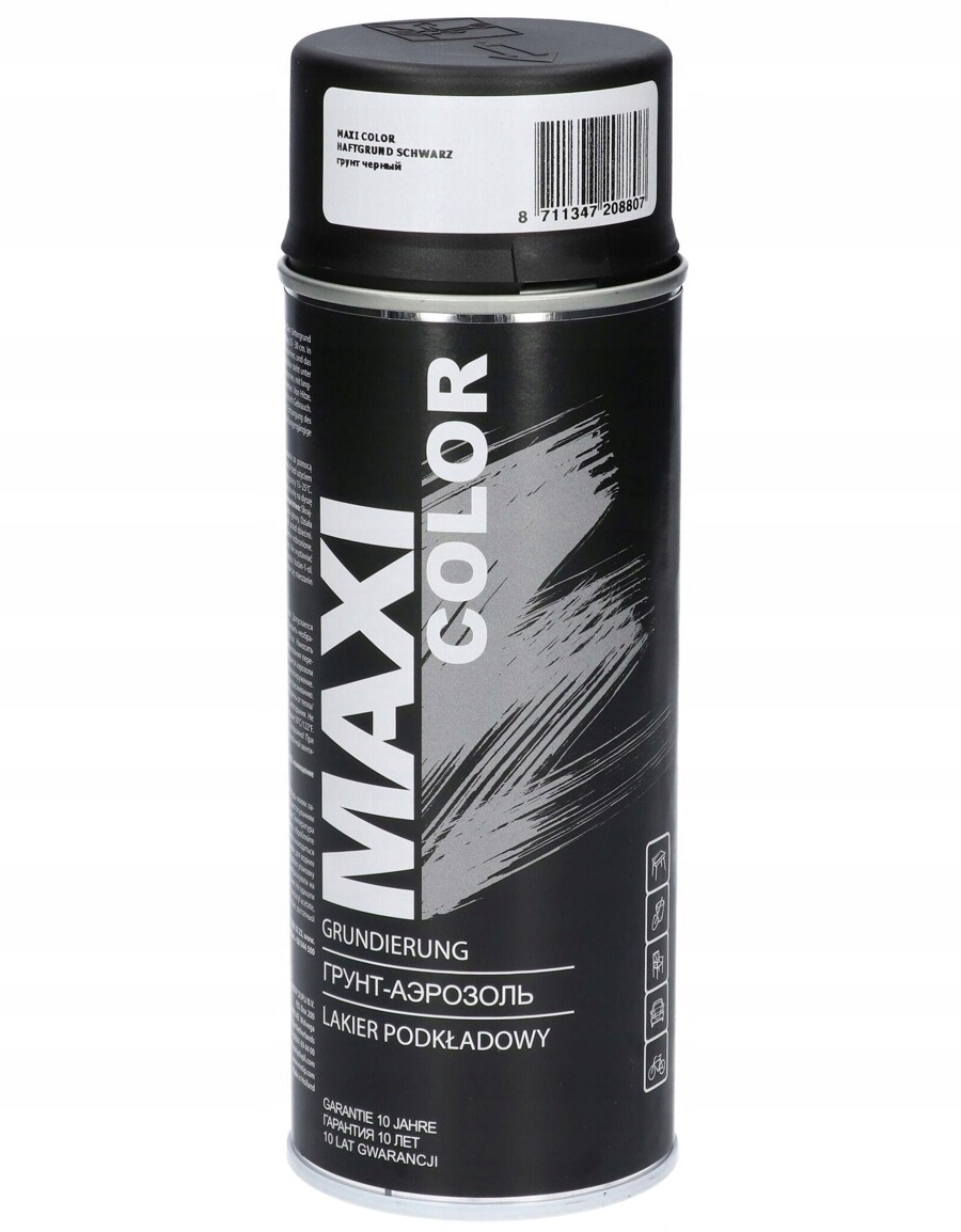 Maxi Color podkład akrylowy Czarny 400 ml