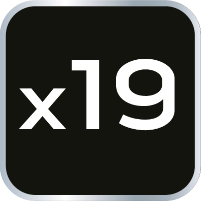 Klucze nasadowe 1/4", zestaw 19 szt., wkładka EAN (GTIN) 5907558424348