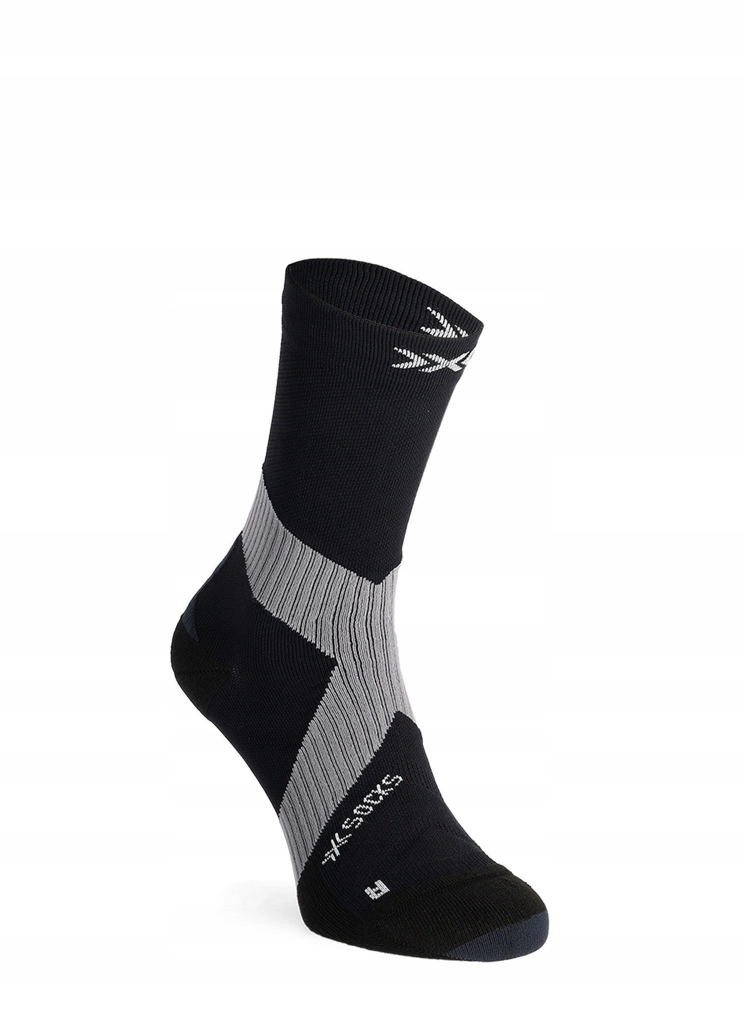 Skarpety rowerowe X-Socks Bike Expert Crew black/charcoal 45-47