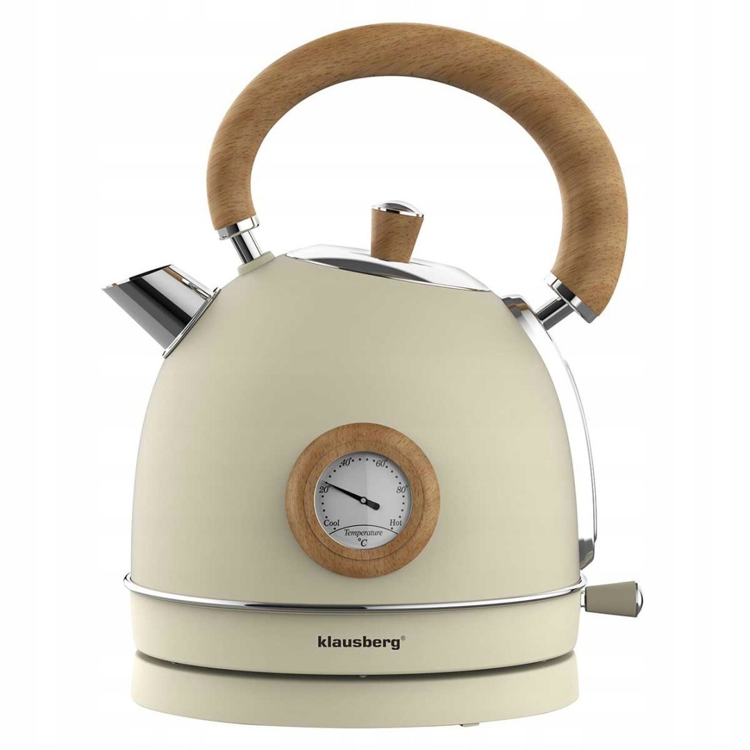 Elektrická Konvice 1,8 L S Teploměrem Klausberg KB-7906 Retro