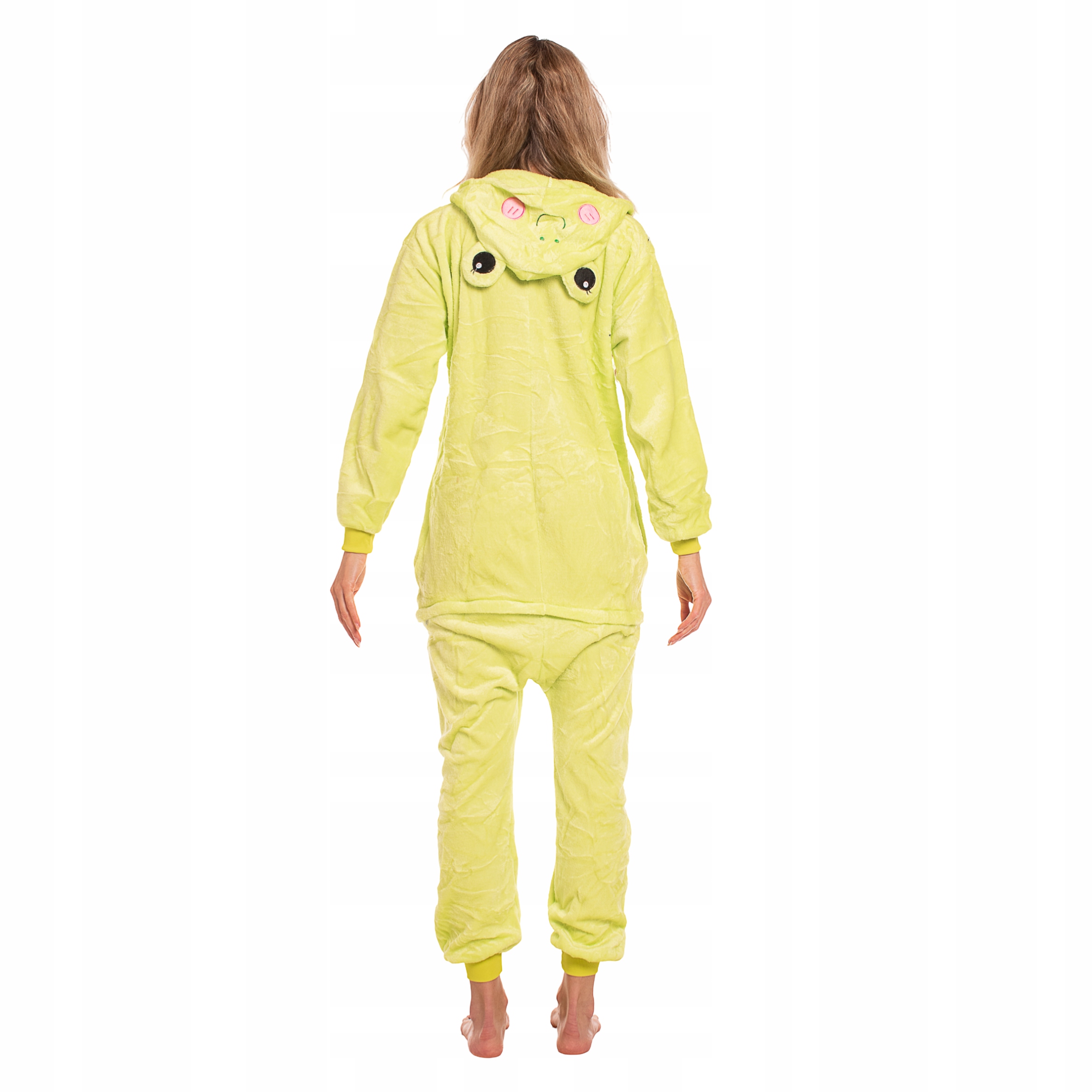 Dámské pyžamo kombinéza Kigurumi Onesie kostým Žába zelená 165-175 cm L