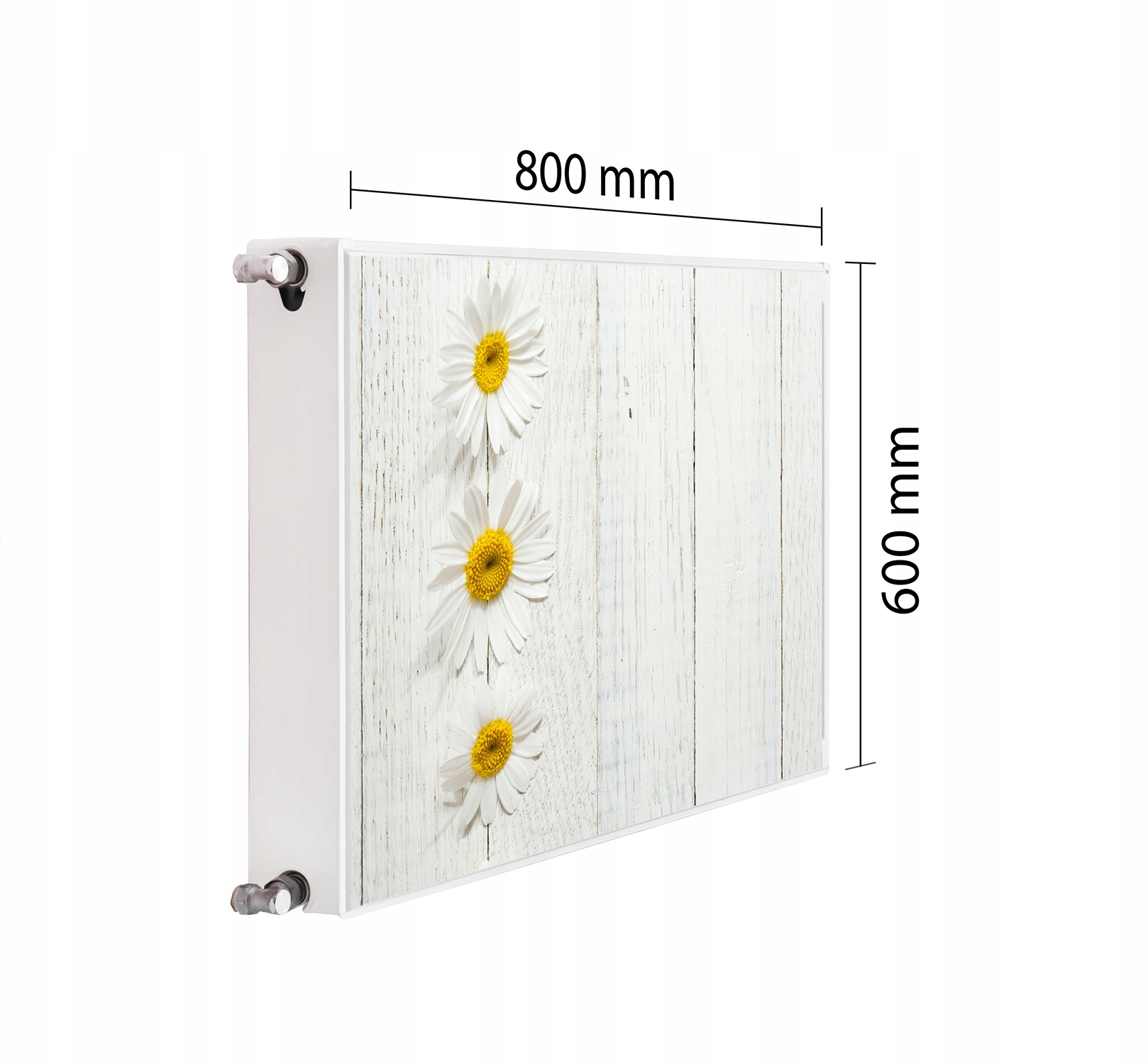 Magnetická Krytka Na Radiátor 80x60 Dřevo Podložka Magnet