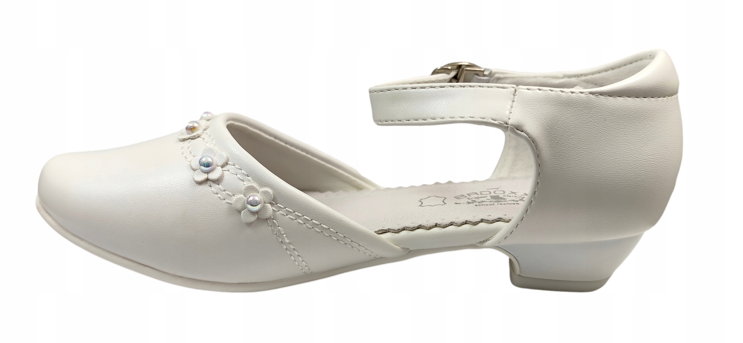 Buty komunijne dla dziewczynki Balerinki Pantofelki KOMUNIA BIAŁE Rozmiar 33