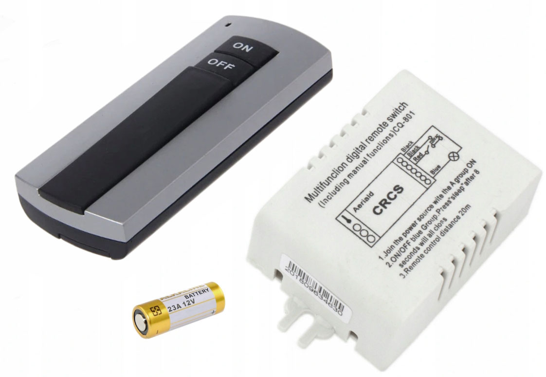 

Bezprzewodowy Włącznik Wyłącznik Światła Pilot 1K