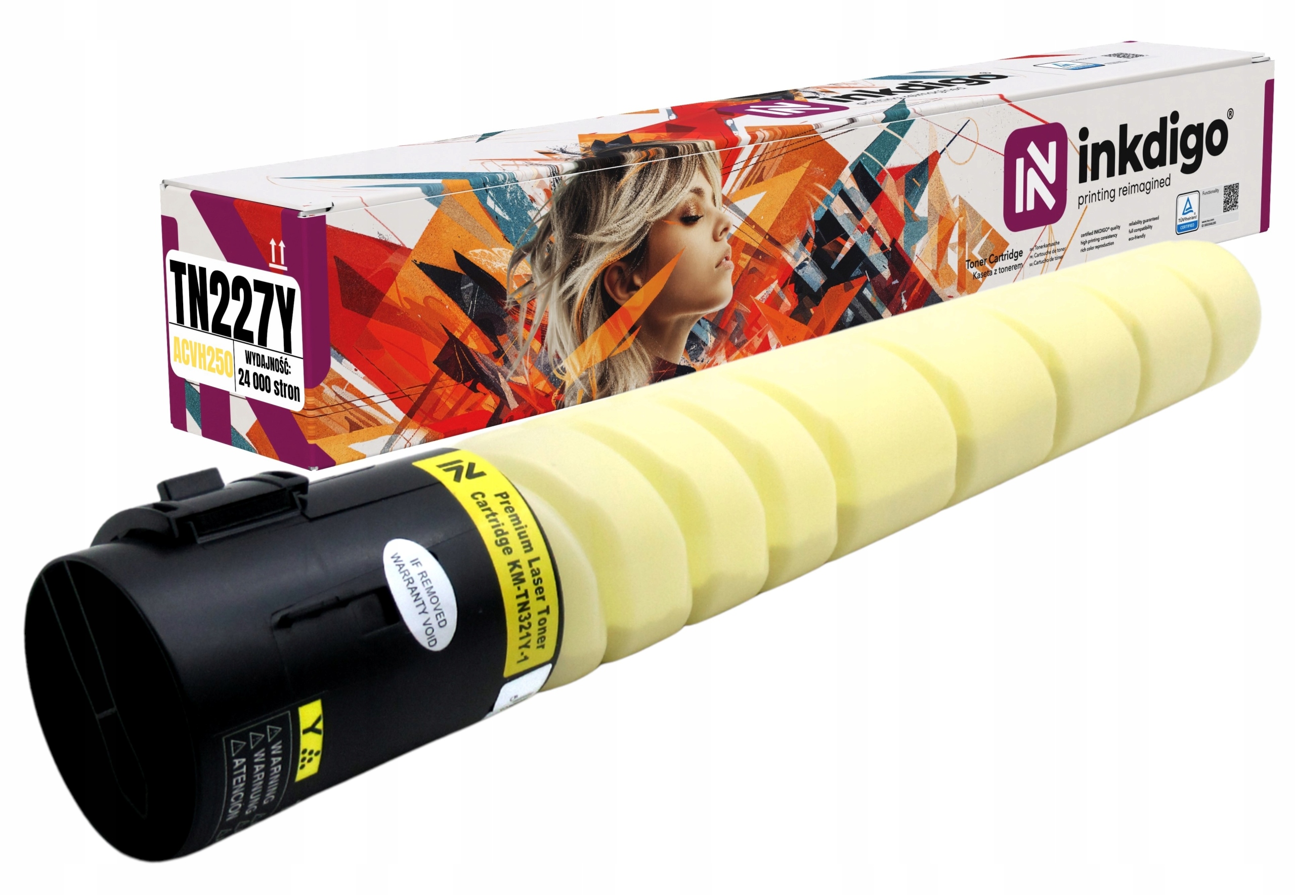 Náhradní toner TN227Y pro tiskárnu Konica Minolta Bizhub C257i