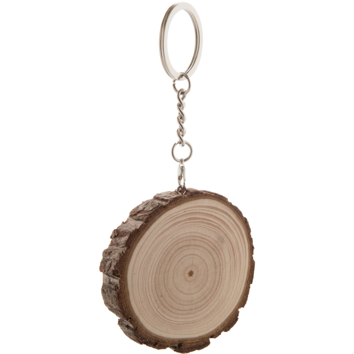 

Brelok Do Kluczy breloczek Drewno plaster drewna