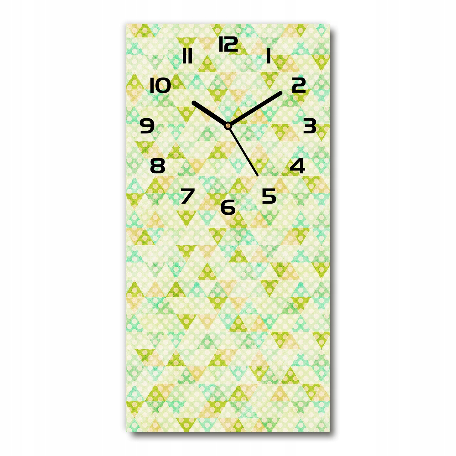 

Zegar ścienny cichy Geometryczne tło 30x60 pionowy