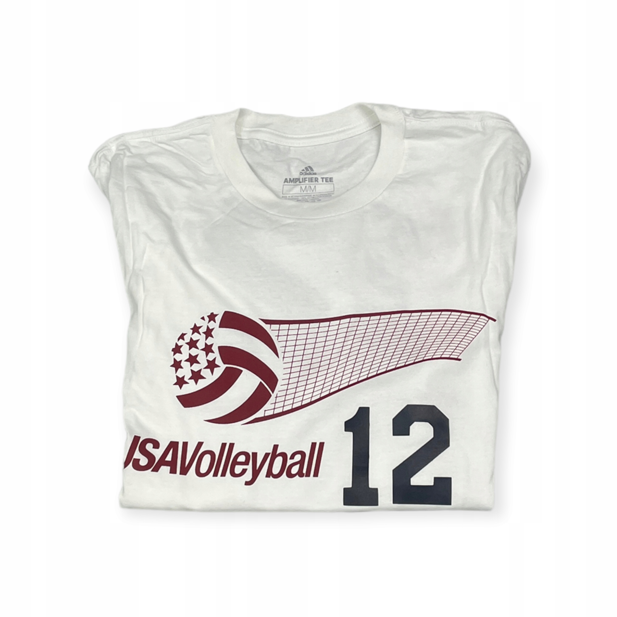 Koszulka męska biała Adidas USA Volleyball 12 M Rozmiar M