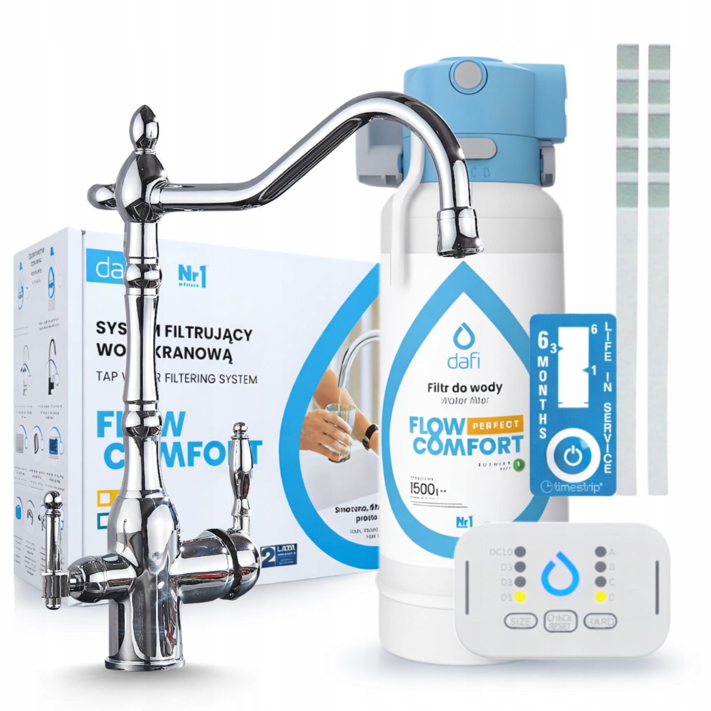 Kuchyňský Filtr Na Vodu Dafi Flow Comfort D-1 Umyvadlová Baterie Chrom