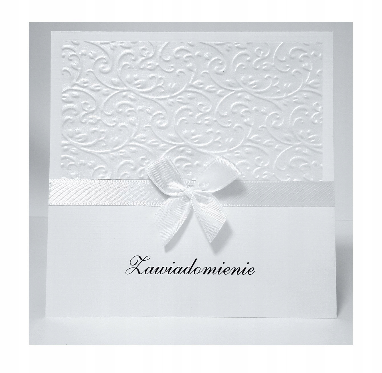 ZAWIADOMIENIE Eleganckie Ślubne GOTOWE + koperta