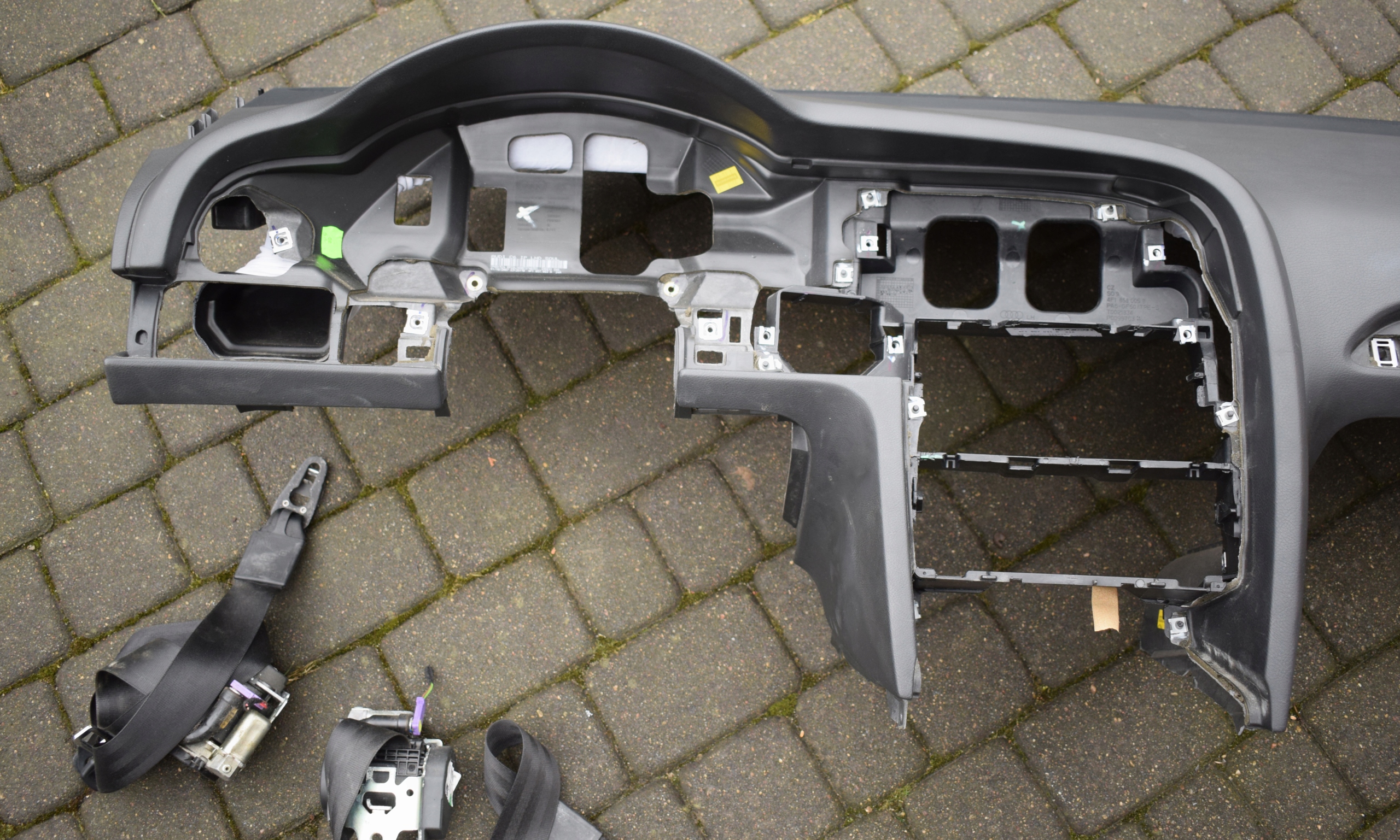 AUDI A6 C6 dashboard console S-LINE airbag tension belts KPL SOUL 3 RAMMIENNA