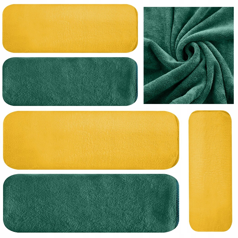 Komplet 4 Ručníků Z Mikrovlákna 2x 70x140 2x 50x90 Rychleschnoucí Měkké