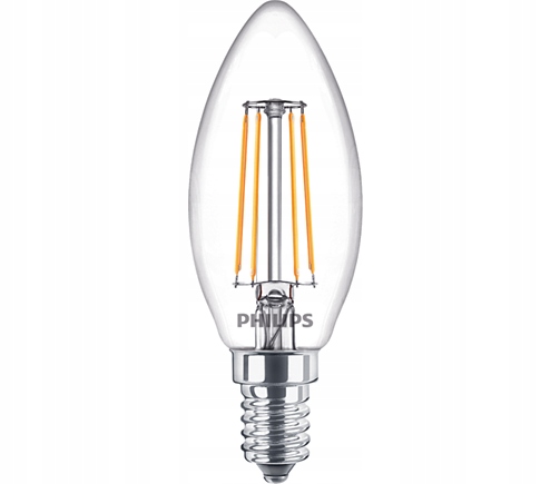 

Philips Żarówka Led E14 4,3W 4000K 470lm świeczka