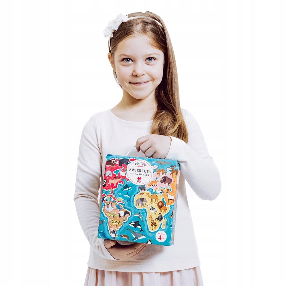 Puzzlove CzuCzu: Zwierzęta Mapa świata Kod producenta 491927