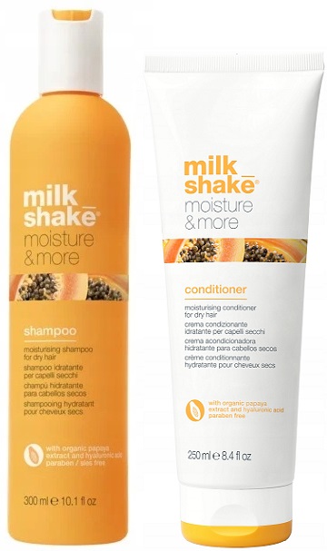 Milk Shake Moisture & More Szampon 300ml Odżywka Moisture & More 250ml