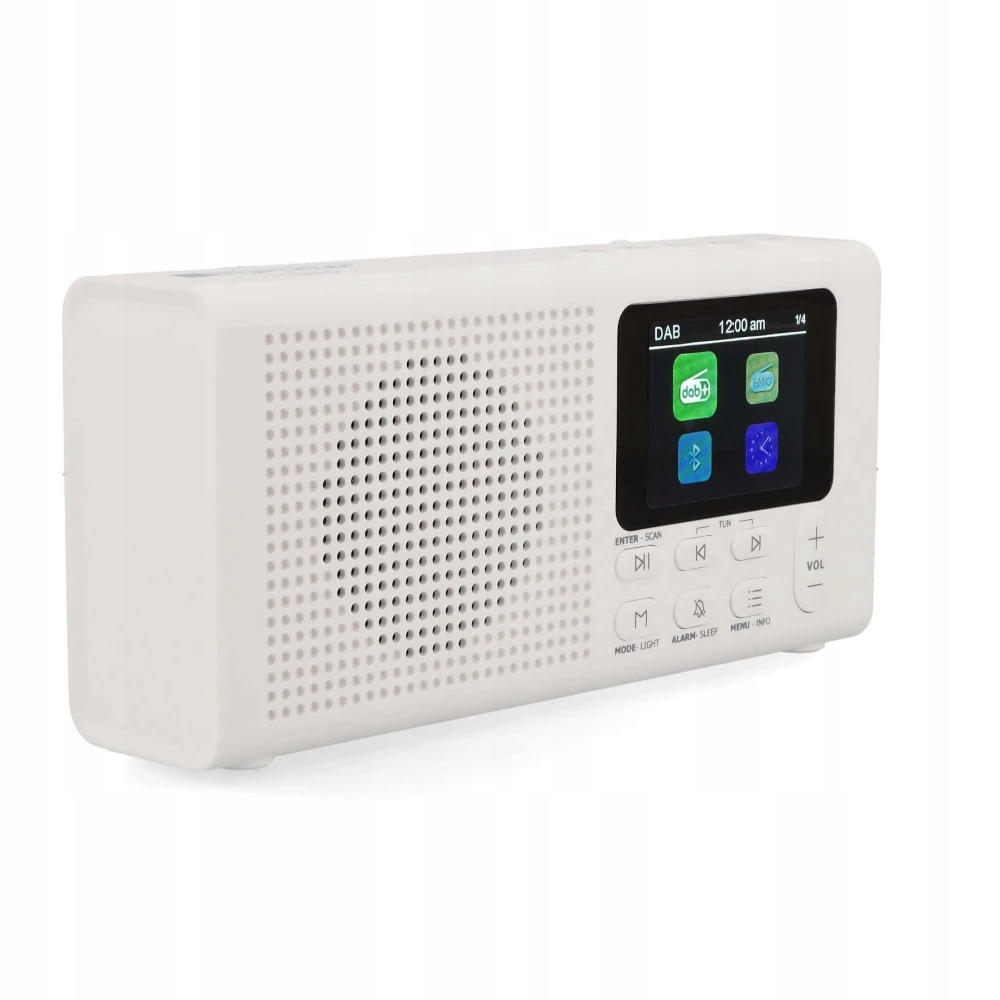 Radio internetowe Fm Dab+ Opticum Red TON5 Białe Bluetooth