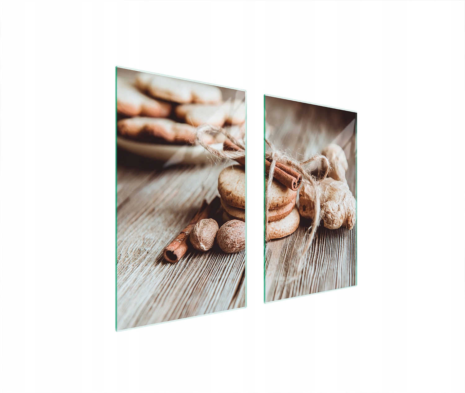 Skleněná Ochranná Deska Na Sporák 75x52 Skořice Tvrzené Sklo