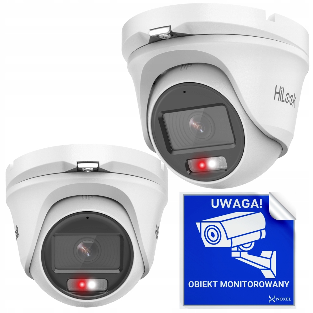 Zestaw do monitoringu 4x TVICAM-B5M-20DL 4x TVICAM-T5M-20DL 5Mpx HiLook Kod producenta TVICAM-B5M 20DL (2.8MM) IR+LED
