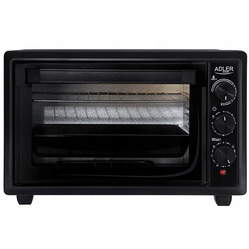 PIEKARNIK ELEKTRYCZNY 26L 1500W TERMOOBIEG TIMER 6 TRYBÓW + AKCESORIA