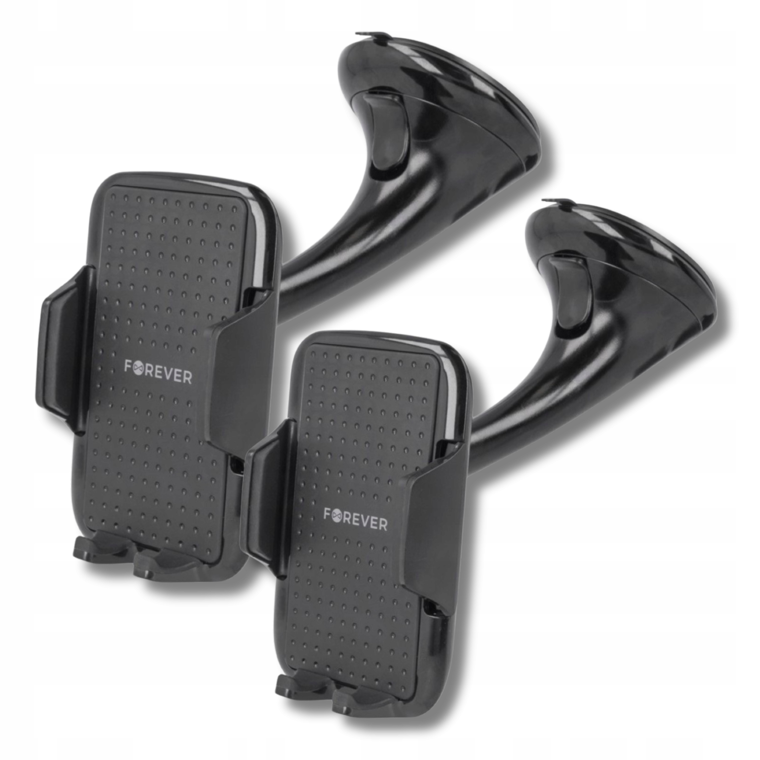 2x Uchwyt Na Telefon Do Samochodu Na Deskę Szybę Kokpit Samochodowy Mocny