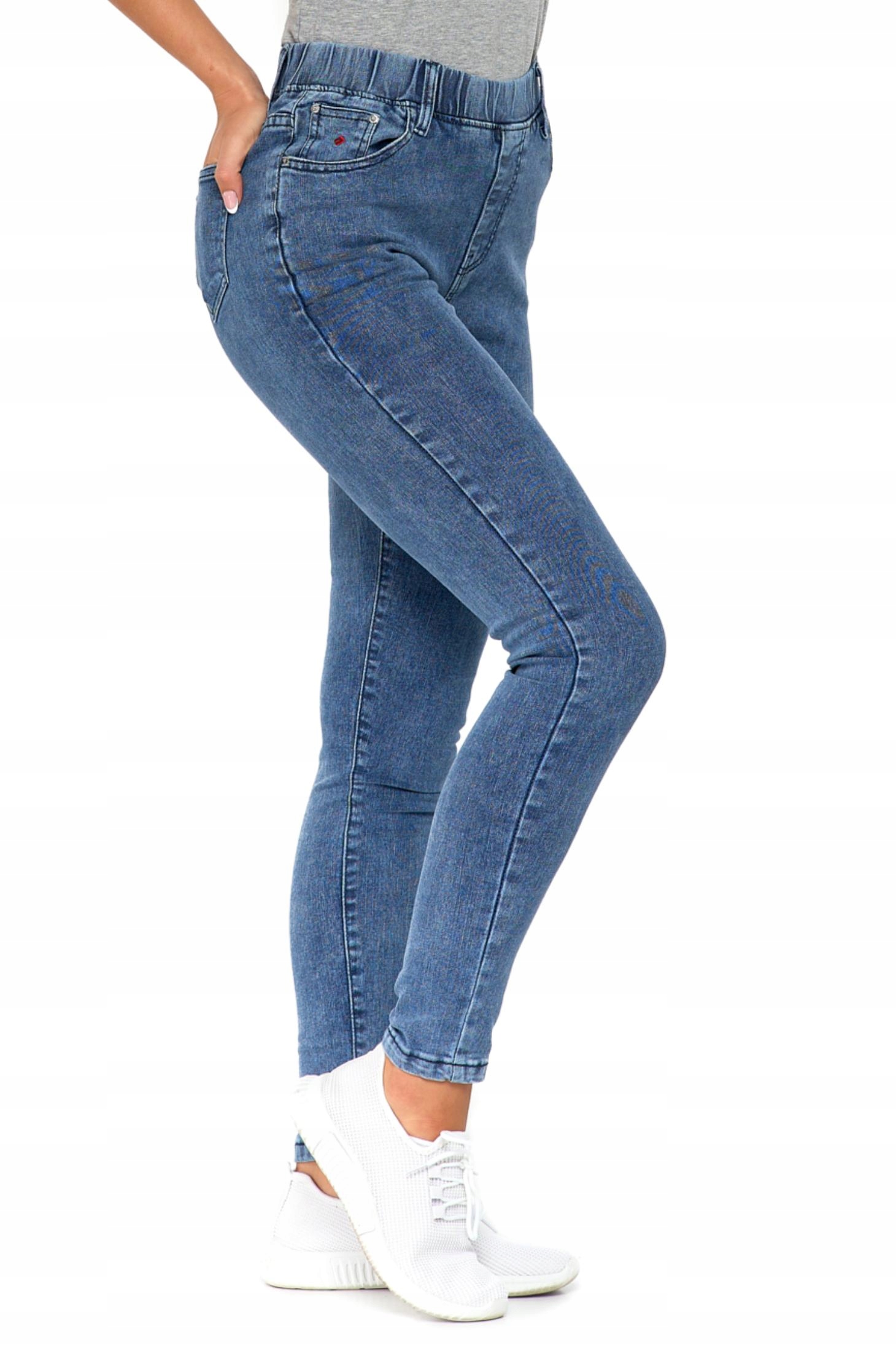 Jeansy Spodnie Skinny z wysokim stanem MORAJ M Model OSD4600-002