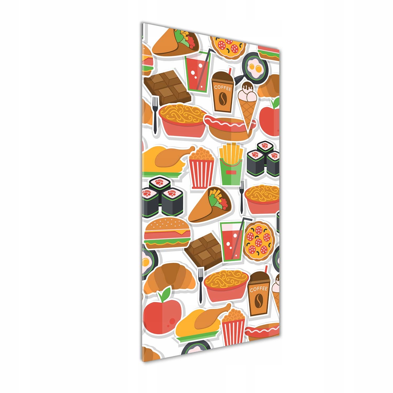 

Foto obraz akrylowy Jedzenie fast food 50x125 cm