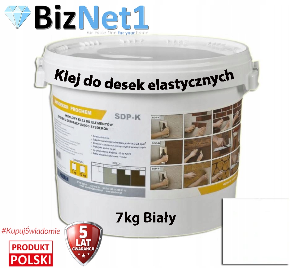 

Klej do deska elastyczna elewacyjna żywiczny 7kg