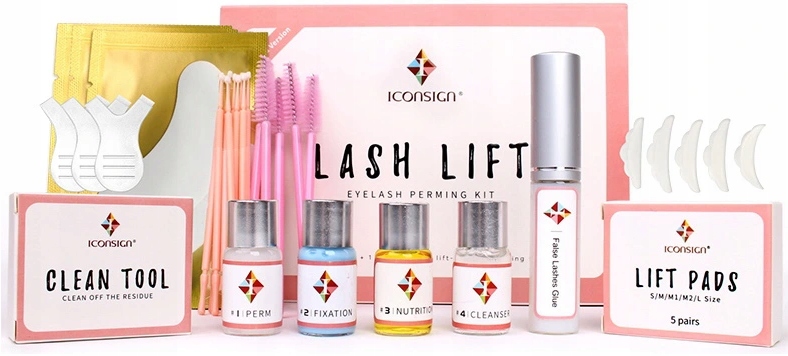 

Zestaw Icosign Lash Lift XXL Do Laminacji Rzęs