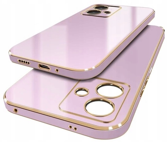 ETUI GLAMOUR GOLD CASE do Motorola Moto G54 / G54 Power + Szkło 9H