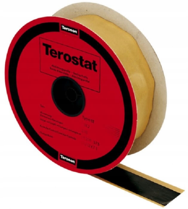 Teroson Rb 81 10x2 mm Ks 50 m butylová tesniaca páska, čierna, lepkavá