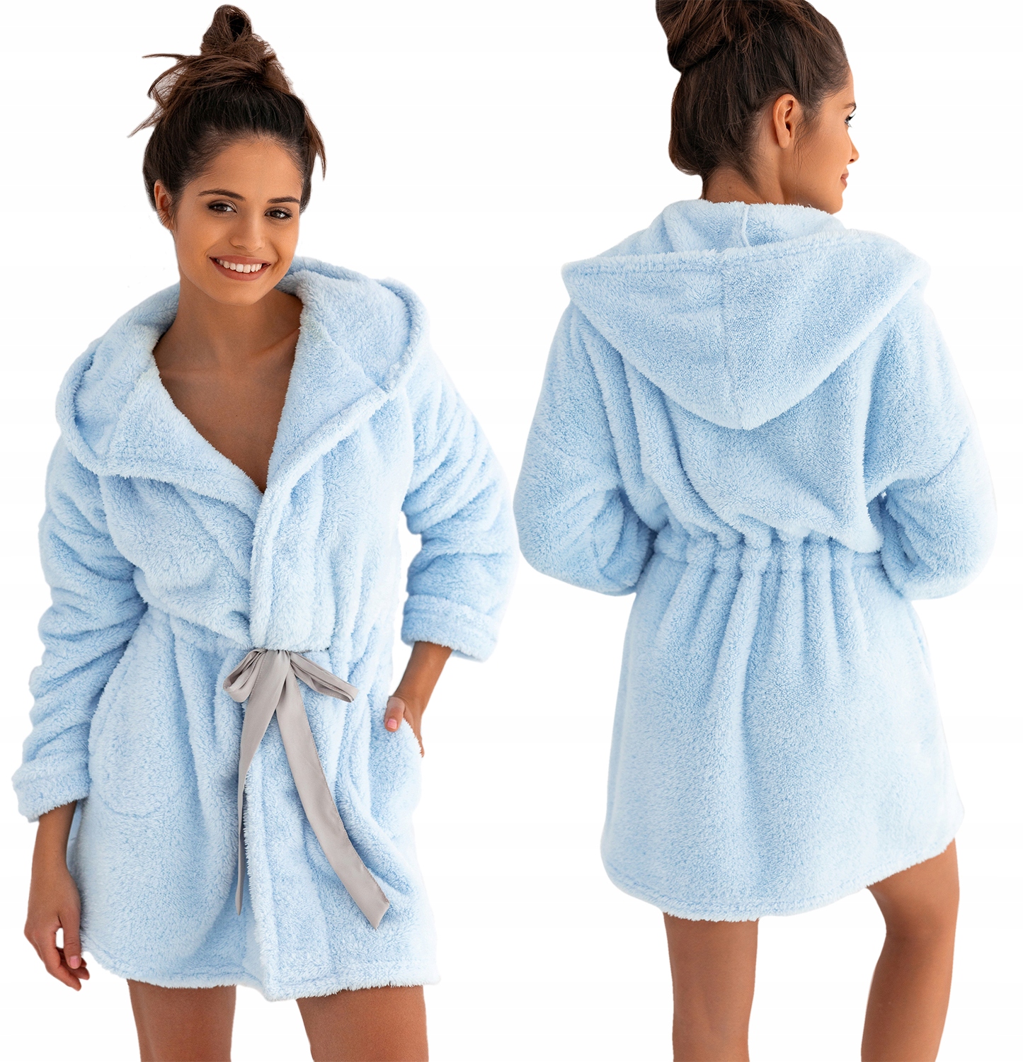 Župan Soft Sensis s kapsami Nao L/XL modrý