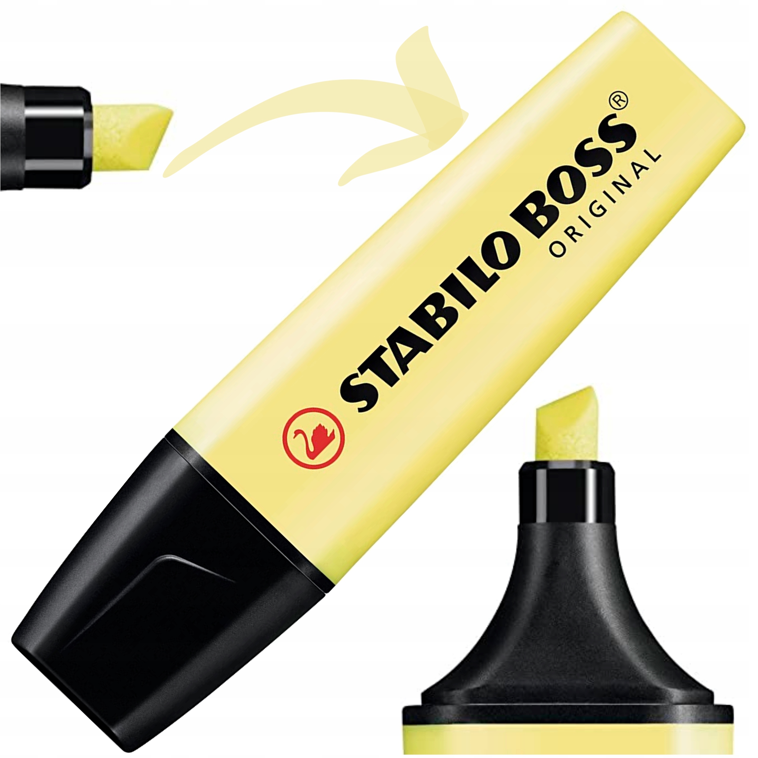 

Zakreślacz Stabilo Boss original pastelowy żółty