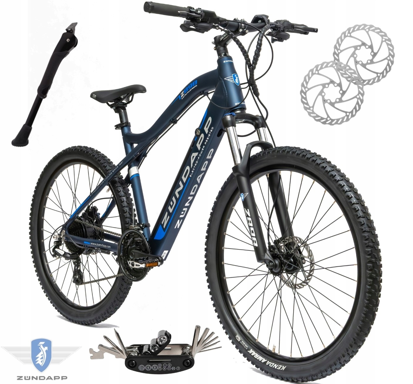 Rower Elektryczny Damski Męski Górski 27,5 Shimano Mtb Alu Hydraulika