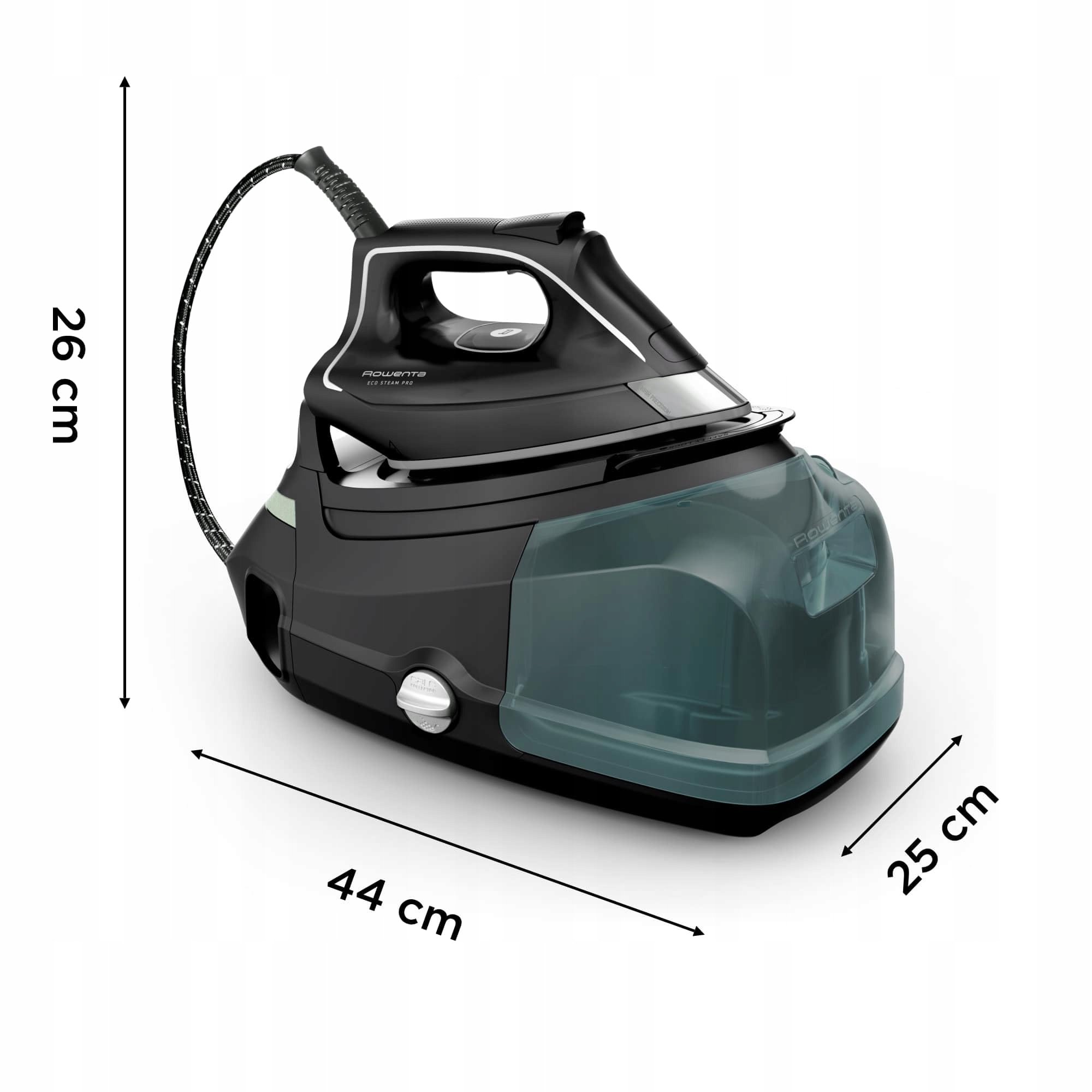 ROWENTA Eco Steam Pro Stacja Parowa 2800W 76 Bar Czarny — miniatura 8